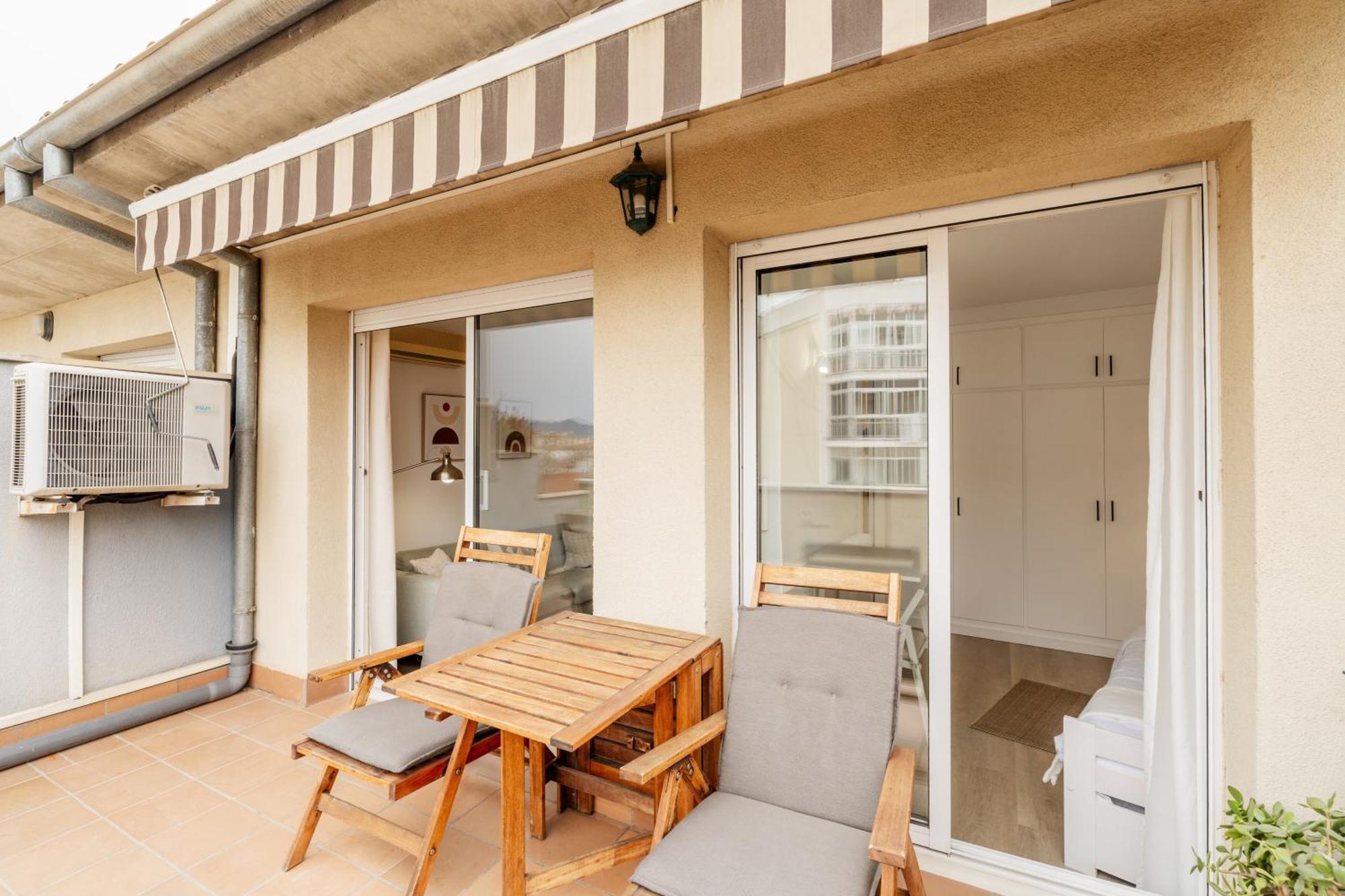Apartamento Con Dos Grandes Terrazas En Girona Exteriör bild