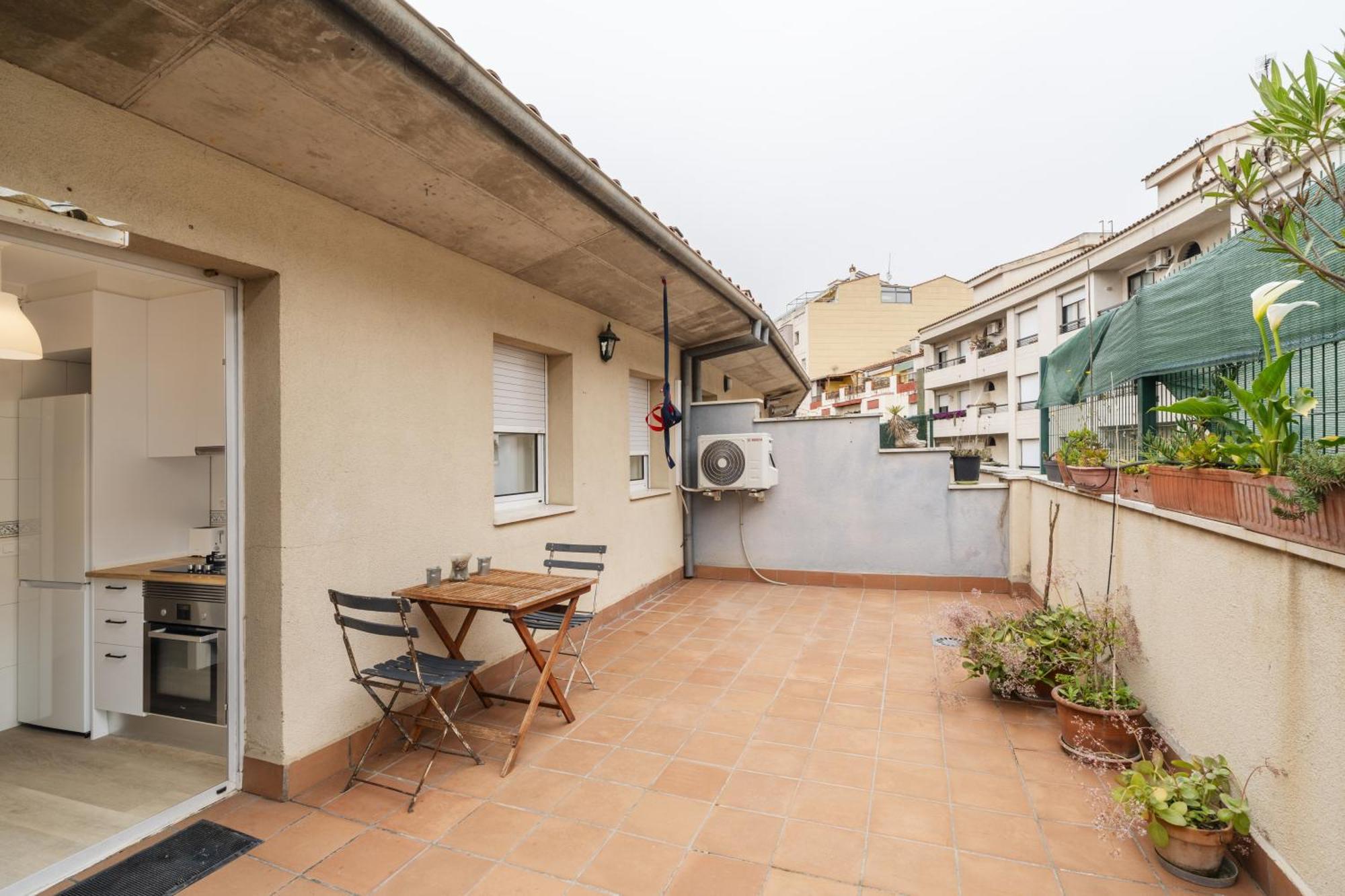 Apartamento Con Dos Grandes Terrazas En Girona Exteriör bild